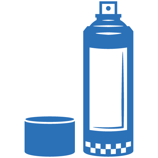 Glass Cleaner Can Illustration